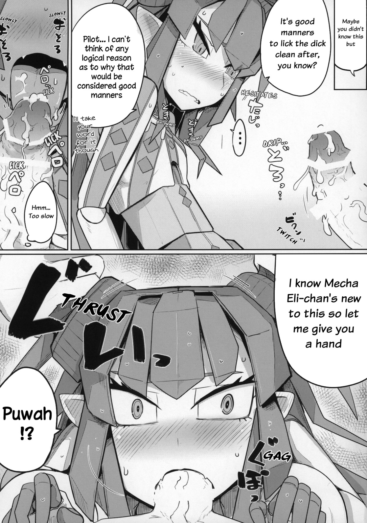 Hentai Manga Comic-Lovestruck Mecha Eli-chan and Her Cross-dressing Master-Read-16